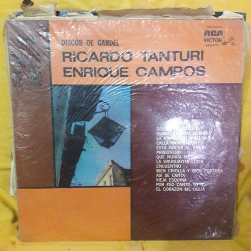 Vinilo Ricardo Tanturi Enrique Campos Discos De Gardel T3