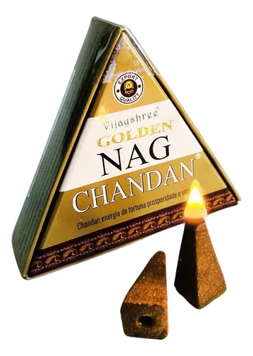 ▷ Conos de Incienso Golden [NAG CHANDAN]