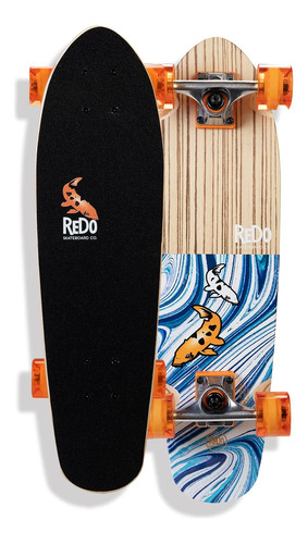 Redo Skateboard 26  X 7.25  Mini Branson Koi Cruiser Sk...