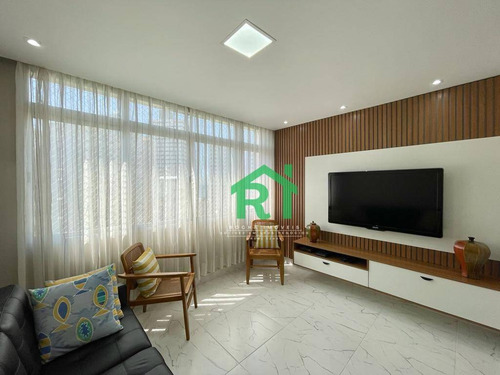 Imagem 3 de 25 de Apartamento Moderno, Beira Mar, 2 Dormitórios Sendo 1 Suíte, 1 Vaga De Garagem, Pitangueiras, Guarujá/sp - Ap5811
