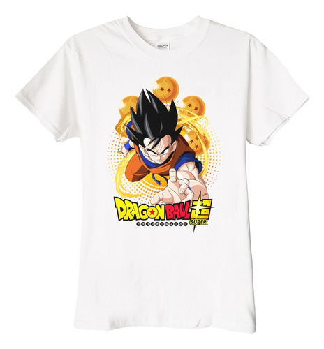 Polera Dragon Ball Super Goku Esferas Anime Poleradicto