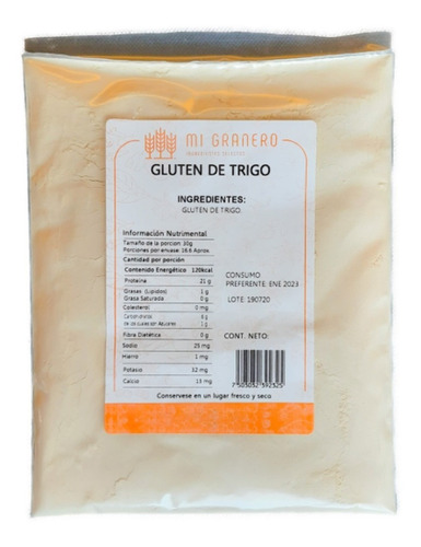 Gluten De Trigo Puro Seitan 4 Kg