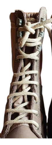 Cordón Ocre Botas Militares