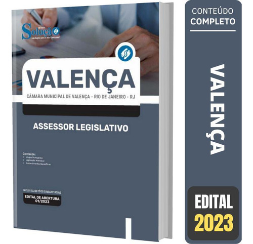 Apostila Câmara Valença Rj - Assessor Legislativo