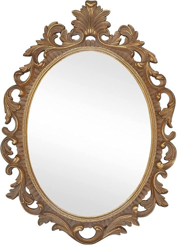 Espejo Ovalado Estilo Barroco Decorativo Para Pared, 18...