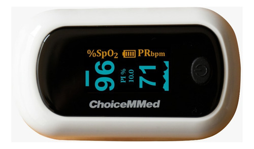 Oxímetro De Pulso Para Dedo Choicemmed Md300c63 Con Medición De Frecuencia Respiratoria