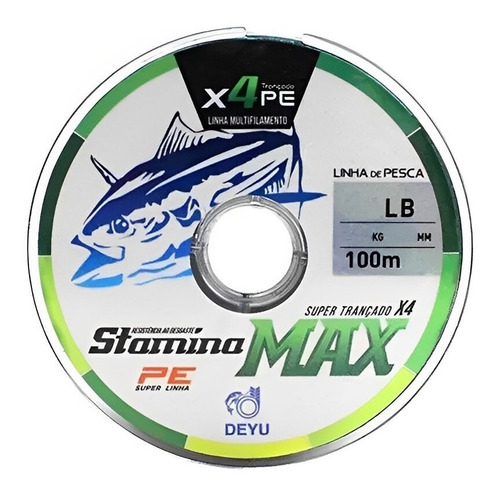 Linha Pesca Deyu Multifilamento 4x Pe Medidas Variadas 100m Cor 0.20mm