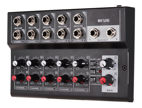 Consola De Mezclas De 10 Canales Mezclador De Audio