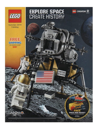 Set X2 Catalogos Lego 2019 Verano/otoño Originales Usa
