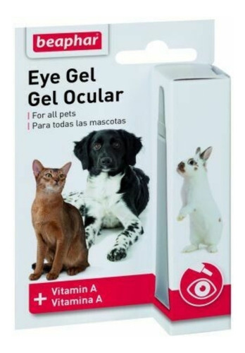 Beaphar Lubricante Gel Ocular 5ml  Perro, Gato Y Roedores. 