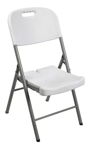 Silla Plegable Metal Reforzada Ideal Hogar Camping Y Eventos