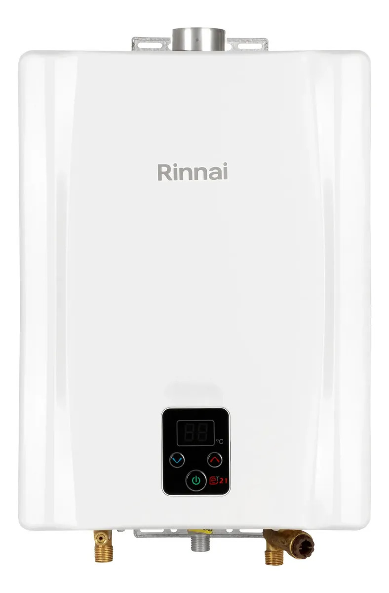 Calefón Rinnai 21L Digital Gas Natural Encendido Electrónico Tiro Forzado