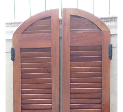 Puertas Vaivén Madera Maciza Con Bisagras