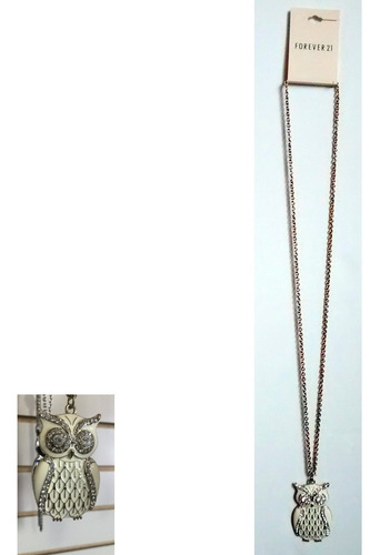Collar/cadena Metal Dama Forever 21 Buho Original! Regalo