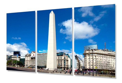 Cuadro Trip 40x60 Obelisco Dia Monumento Historico