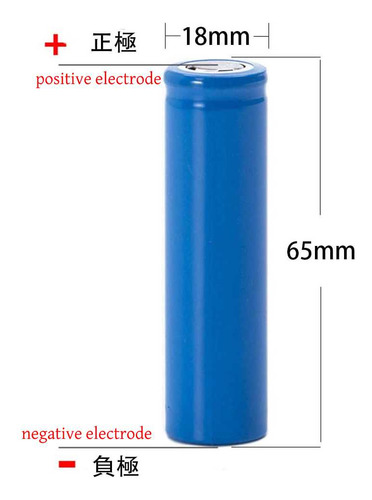 Imagen 6 de 6 de Batería De Litio Recargable 18650 3.7v 5000mah X4 Unds