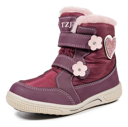 Botas De Nieve Tzjs Girls, Peso Ligero Zap B0b7dwjybn_070424