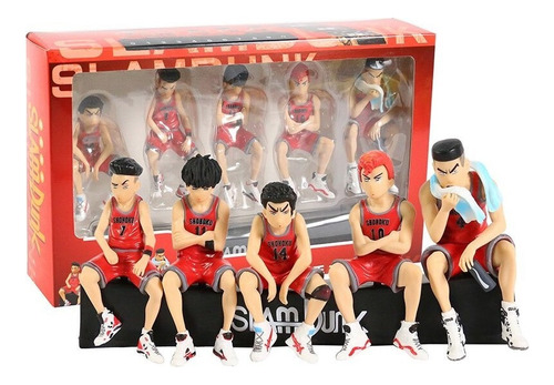 Figuras Slam Dunk De 8 Cm De Hanamichi Sakuragi Rukawa Kaede