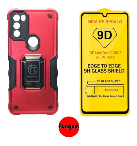 Funda Compatible Motorola G71 5g Rigida Varios Colore +mica 