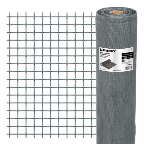 Malla Mosquitera Fib. Vidrio Gris 30m X 1.2m 44982