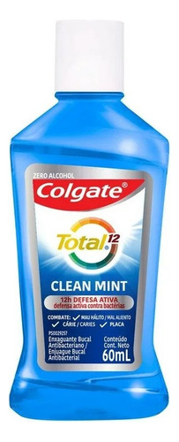 14 Pza Enjuague Bucal Colgate Total 12 Clean Mint Antibacter