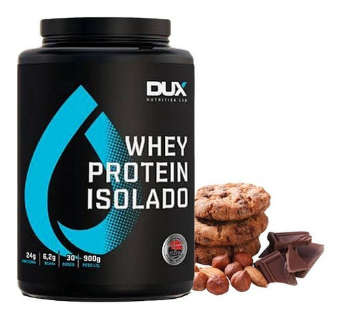 Whey Protein Isolado Dux Nutrition 900gr- Sabor Cookies