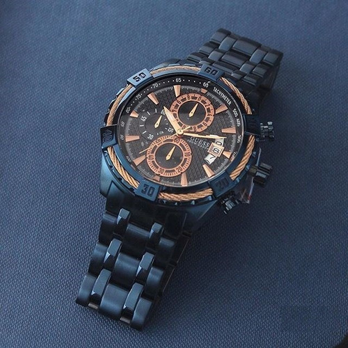 Reloj Guess Monteray Cronografo Alta Precision 100% Original