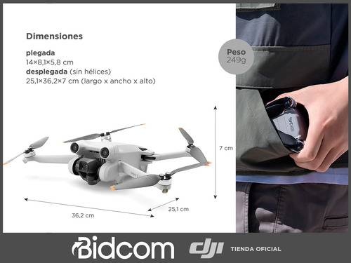 Dji Mini 3 Pro Fly More Combo Plus 3 Baterías Control Remoto