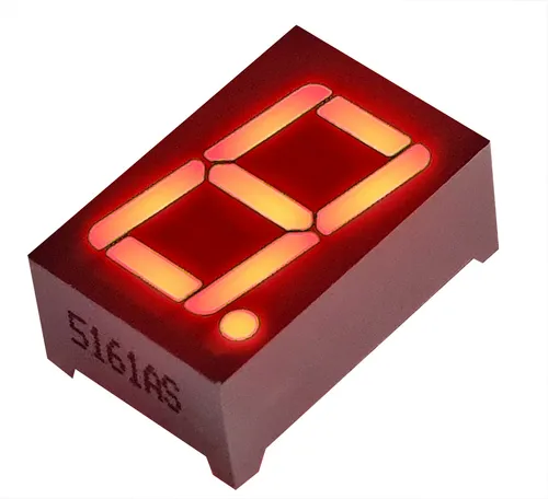 comprar Display Catodo Comun Rojo, 7 Segmentos, (10 Piezas)