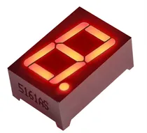 Comprar Display Catodo Comun Rojo, 7 Segmentos, (10 Piezas)