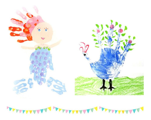 * Kit De Pintura Con Los Dedos I0 Juguetes Divertidos For