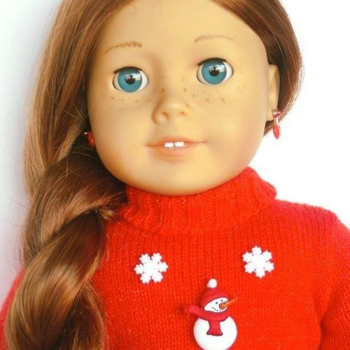 Sueter De Navidad Para La American Girl Y Muñecas Similares 