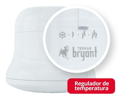 Bryant Ducha Eléctrica Maxi Linea 5,5 Kw Color Blanco Potencia 5500 W