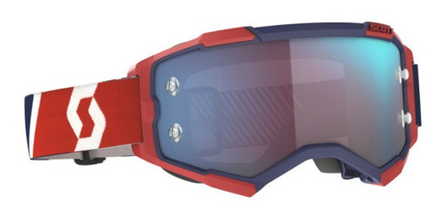 Óculos Motocross Scott Fury Cor da armação Vermelho/Azul