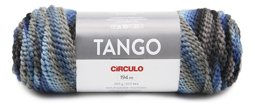 Fio Tango Circulo 200g 194 Metros Tex 1031 100% Poliéster Cor 9650- Música