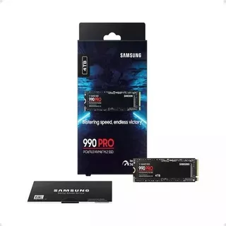 Ssd 4tb Samsung M.2 990 Pro Nvme 4.0 Pcie 7450mb/s C/nf