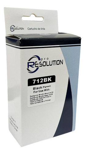 Cartucho Pro Resolution 712xl P/ Plotter T250 T650 Preto