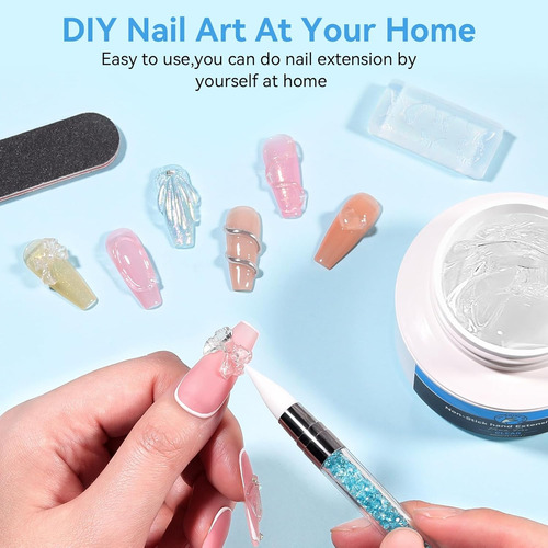 Born Pretty Gel Constructor Para Uñas, Sin Hema, Transparent