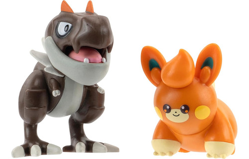 Set De Minifiguras Pokémon Balgoras & Pamo Battle, 5 Cm, Par