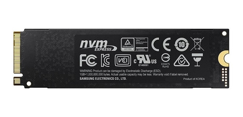 Imagen 3 de 3 de Disco sólido SSD interno Samsung 970 EVO MZ-V7E1T0 1TB