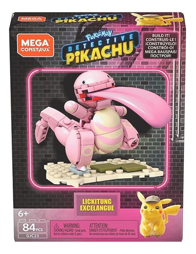 Lickitung 84pzas Detective Pikachu Pokemon Mega Construx Se