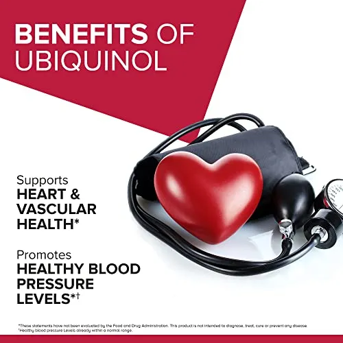 Suplemento Qunol Mega Ubiquinol Coq10 100 Mg 100 Cápsulas Bl