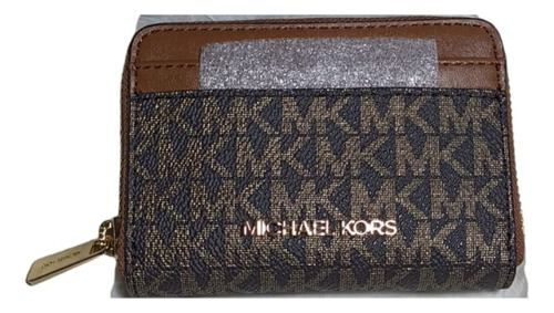 Original Michael Kors Billetera-monedero, Jet Set Marron 