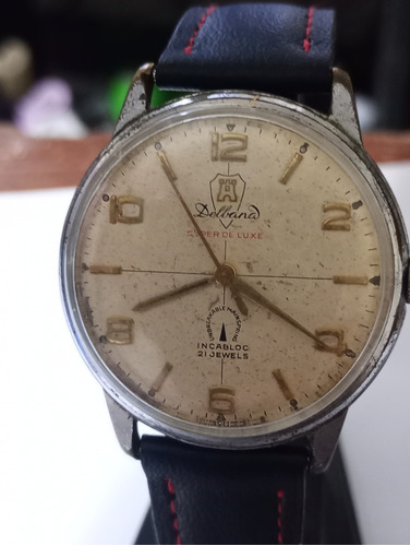 Reloj Delbana,súper De Luxe Jumbo Vintage Cuerda 