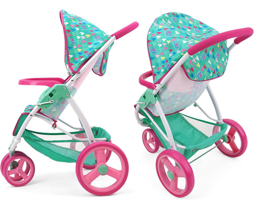 Baby Alive: Cochecito De Muñeca Para Correr, Verde, Rosa, Co