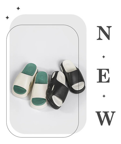 Sandalias Fukawa Con Plataforma Eva Para Mujer, Sin Cordones