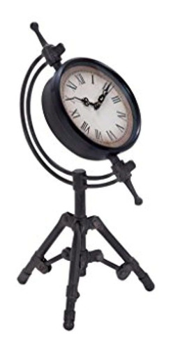 Reloj De Metal Deco 79, 14 Por 7 Pulgadas