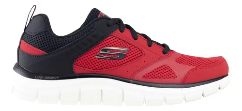 Tenis Skechers Sport 232398 Rojo Hombre Original Memory Foam