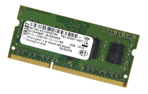 Imagem 1 de 2 de Memória Smart 2gb Notebook Ddr3l Pc3l 1600 Mhz