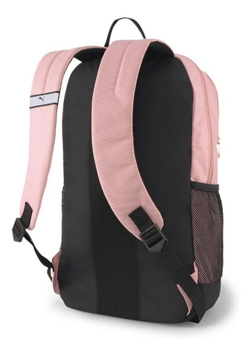 Imagen 2 de 3 de Mochila Puma Deck Backpack Rosa Laptop Escolar Urbana Viaje